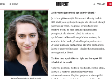šetinová rozhovor respekt
